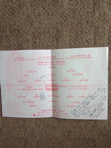 1945 manchester united v - 1945/46,