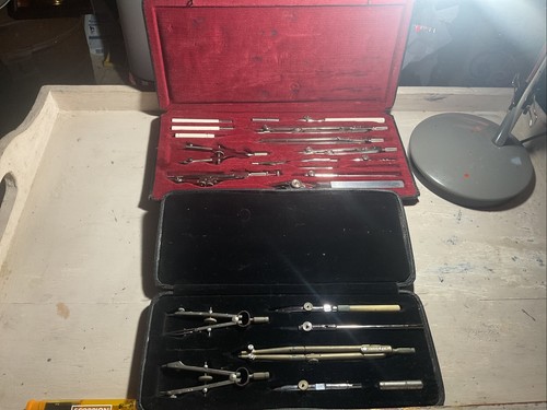 Vintage pair drafting set - vintage, of