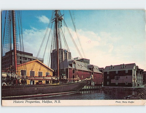 Postcard historic properties - historic,
