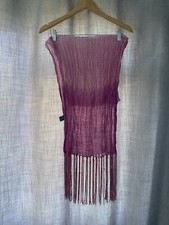 Frangi Pink Tasselled Fringed