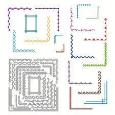 Elegant Borders Metal Die