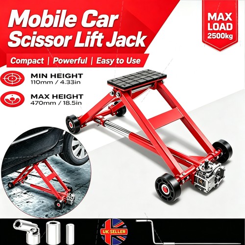 Mobile car scissor lift jack - scissor,