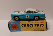 Corgi  N0 309 ASTON MARTIN COMPETITION DB4 1962-65 IN ORIGINAL BOX .