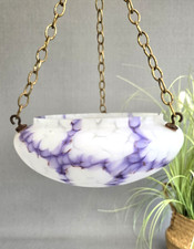 Vintage Art Deco Purple Glass
