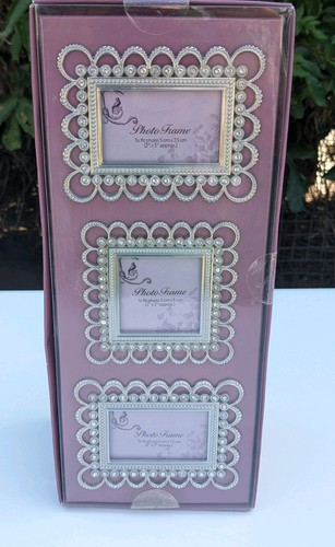 Set three ornate metal - set,