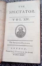 Rare! The Spectator 1724