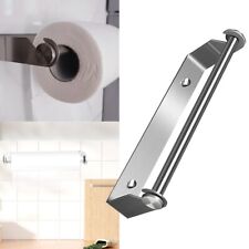 Roll Paper Towel Holder Wall-Mounted Stainless Steel Bathroom Towel Rack