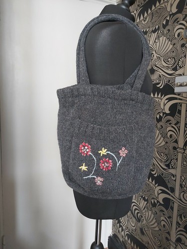 Billy bag grey - bag, wool
