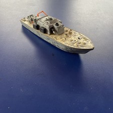 DINKY TOYS MOTOR PATROL BOAT 675 AIR SEA RESCUE 678 VINTAGE SHIP NAVY COASTGUARD