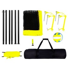Outdoor Portable Volleyball Net System Adjustable Height Poles Carry Bag