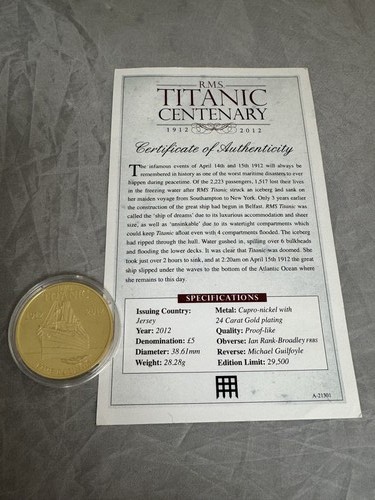 The titanic century gold - the,