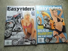 2 Easyriders Motorcycle Magazines  353 Nov  2002 &  354 Dec 2002