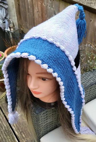 Knitted woodland forest pixie - forest,