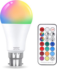 B22 10w colour changing light - 10w,