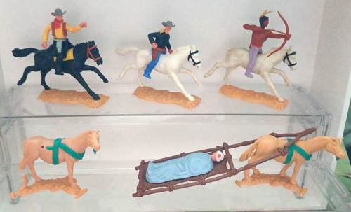 Timpo plastic cowboys - plastic,