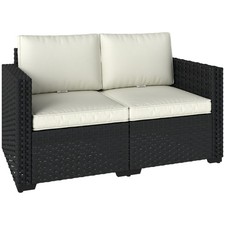 Outsunny 2 Seater Rattan