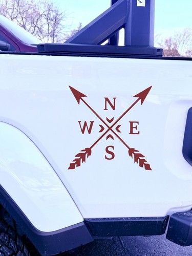 Arrows compass vinyl decal - arrows,
