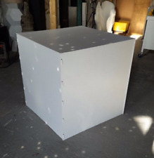 Flat Pack Slot Together Plinth, 1000mm x 1000mm x1000mm Exhibition Gallery