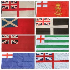 Royal Navy Flags 5x3 Ensigns