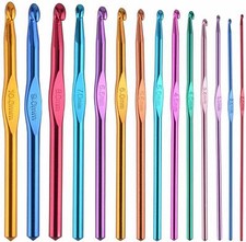 Crochet hook multicoloured - crochet,