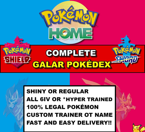Complete full galar pokedex - complete/full,