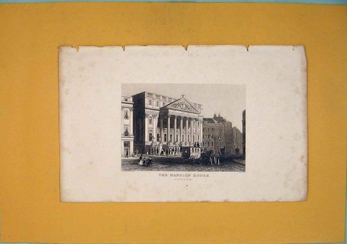 Original old antique print - original,