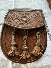 SPORRAN Brown Leather with