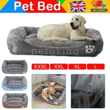 Extra Large Dog Bed Cat Pet Washable Cushion Puppy Mattress Soft Warm Calming