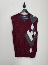 J.Lindeberg Burgundy/Grey 100%