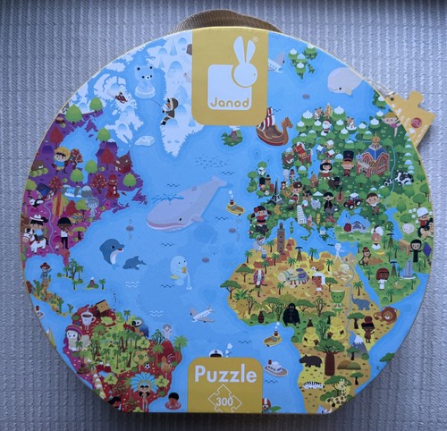 Janod world map jigsaw - janod,