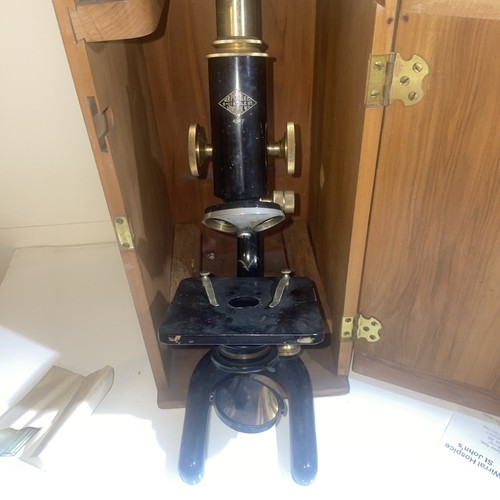 Vintage 1950s prior microscope - vintage,