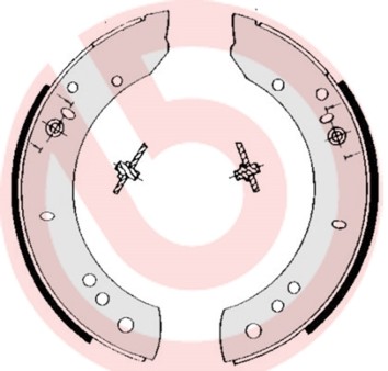 Brembo 502 brake shoe - s,