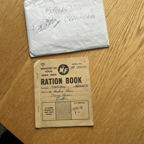 Ministry food ration - of,