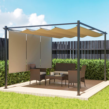 2.93m x 3.9m Metal Pergola