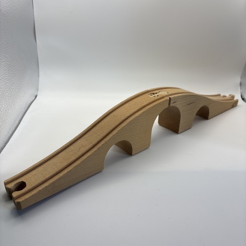 Wooden train track arched - track,