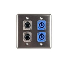 Elite Core Quad Wall Plate w/2