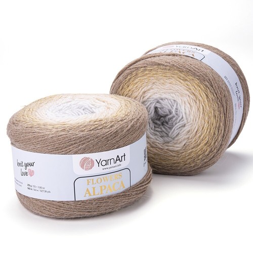 Yarn art flowers alpaca - art,