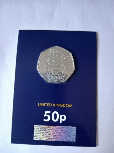 Kew gardens 50p coin - 50p, 2019