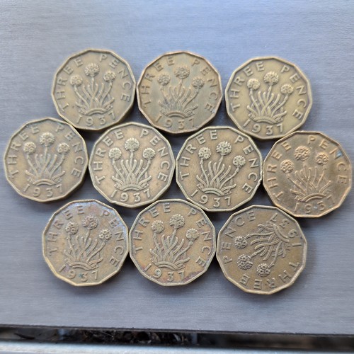 Ten 1937 king george three - 1937, vi
