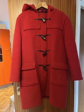 Red Duffle Coat Unisex in good