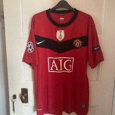 Rare Mens Man Utd Giggs   World Club Shirt Size L