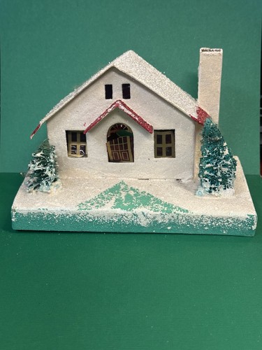 Vintage medium christmas putz - vintage,