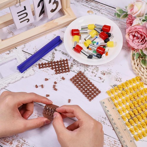Letter stamps for clay - for, family