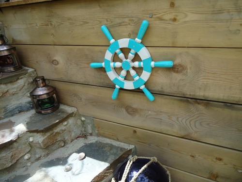 Ships wheel shabby chic - ,