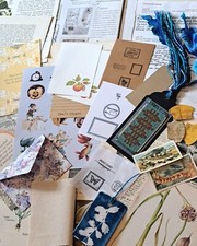 50+ items vintage book pages