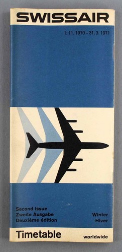 Swissair airline timetable - swissair,