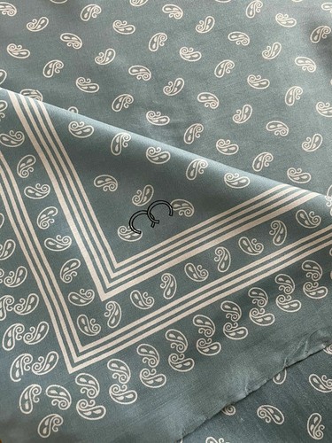 Smart vintage silk scarf - silk,