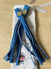 Fairfax and Favour Boot Tassels - Limited Edition NHS Blue Suede