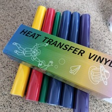 HTVRONT Heat Transfer Vinyl Bundle,   HTV RONT Vinyl Rolls, HTV Off-Cuts