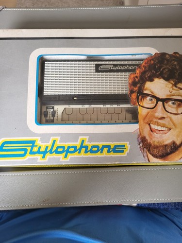 1970 black stylophone with - 1970's,